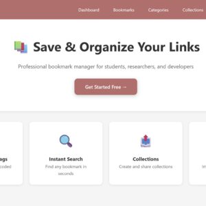Save & Organize Your Links